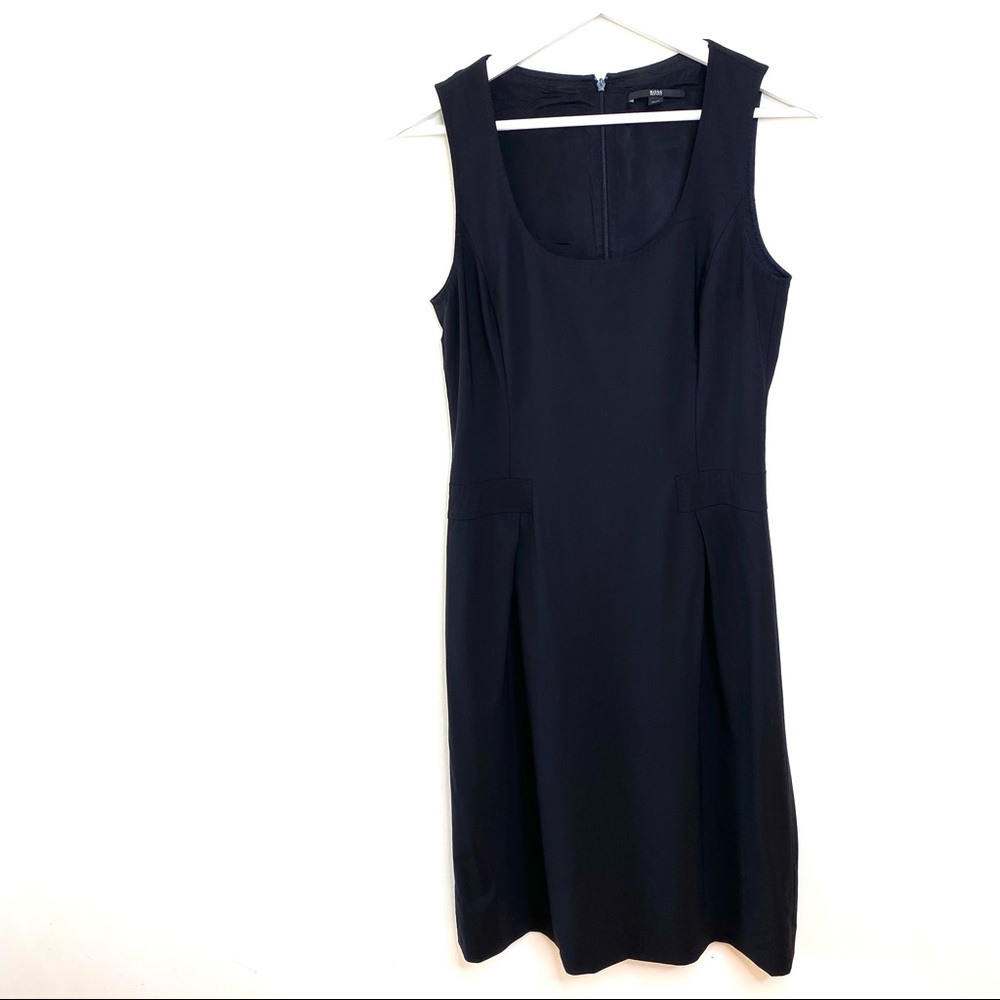 Hugo Boss Black Wool Dress Size 6